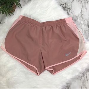Nike Dust Pink Rose Gold Running Shorts 